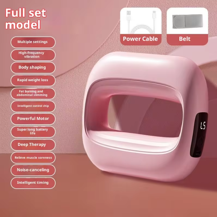 Multifunctional FullBody Fascia Ring, Fast Fat Burning Yoga Ring Massager, Ergonomic Electric Fascia Massager Up To 55 Inch Waist